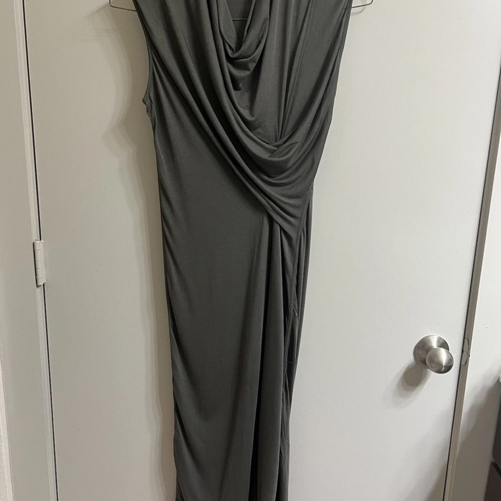 Rick Owens Gray midi Dress Sz 8 (item 25.1)